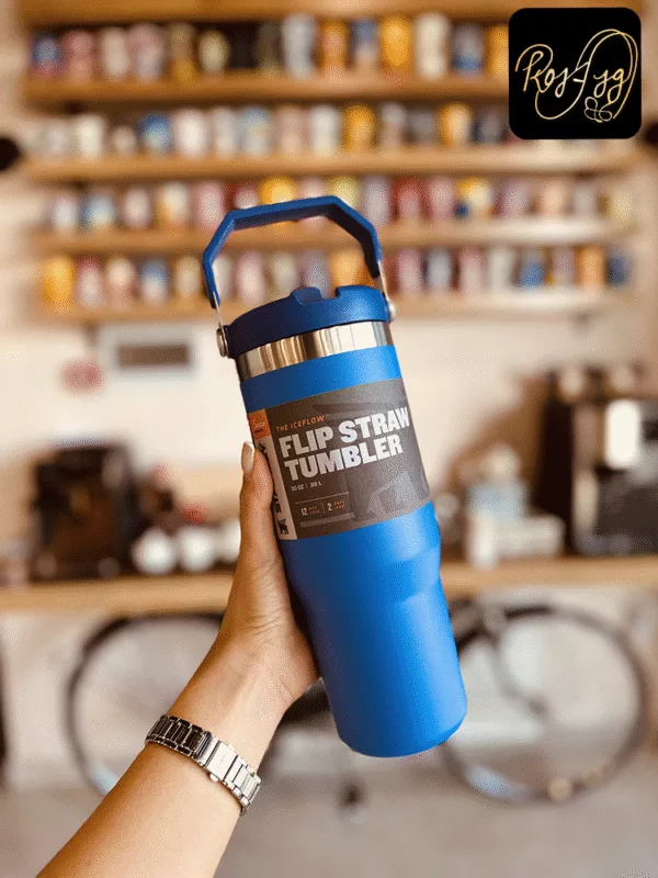 قمقمه 890 میلی لیتر نی دار اورجینال استنلی مدل flip straw