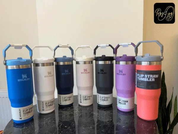 قمقمه 890 میلی لیتر نی دار اورجینال استنلی مدل flip straw