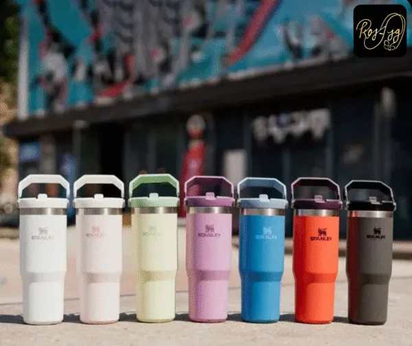 قمقمه 890 میلی لیتر نی دار اورجینال استنلی مدل flip straw