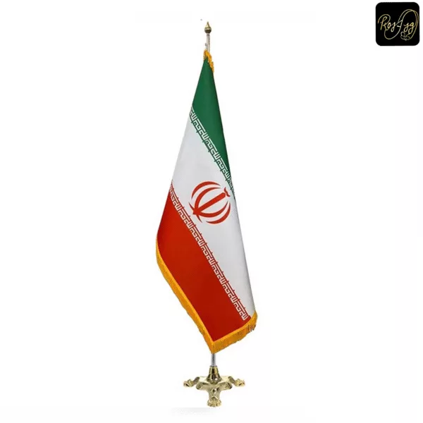 پرچم تبلیغاتی تشریفاتی لمینت ایران پایه خورشیدی