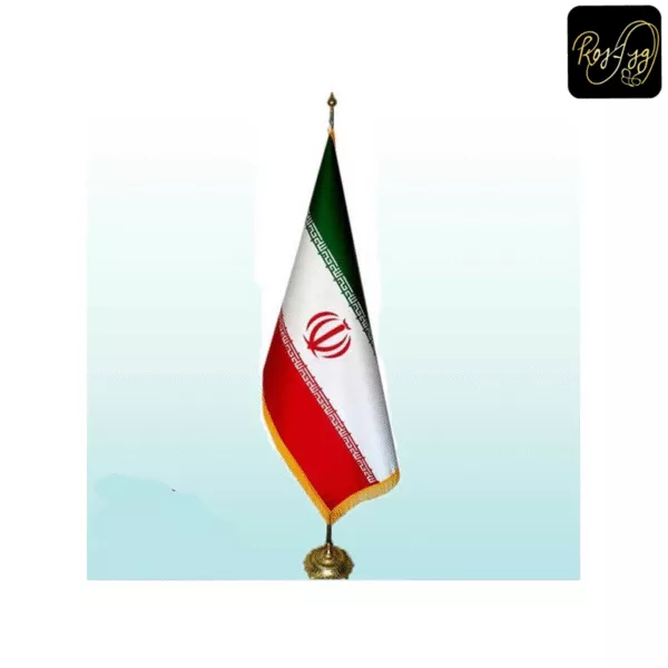 پرچم تبلیغاتی تشریفاتی لمینت ایران پایه خورشیدی