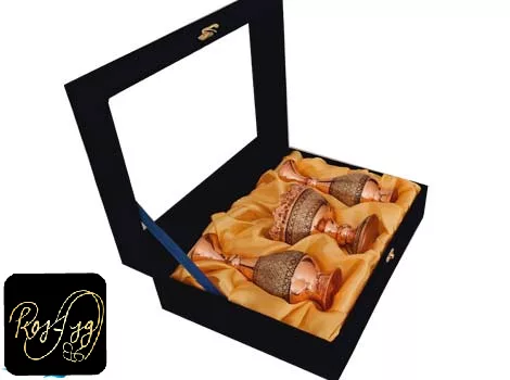 پک جفت گلدان 20 و آجیل خوری 13 مس و خاتم