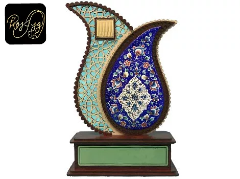تندیس میناکاری بته جقه