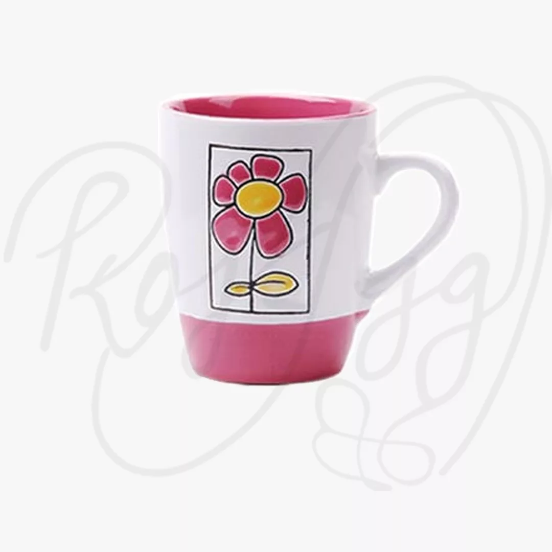 ماگ تبلیغاتی بانوان سرامیکی گل زیبا